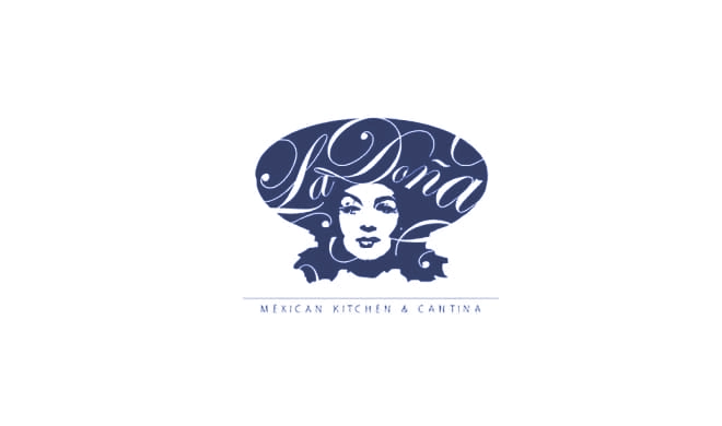 Logo La Doña, Mexican Kitchen & Cantina